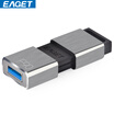 Yi Jie EAGET F90 high-speed USB30U disk 32G all-metal dust shockproof computer car TV Universal U disk light gray