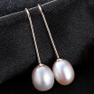 BAFFIN Fashion Natural Freshwater Pearls Drop Earrings S925 Silver With Gold Plated Jewelry For Women Wedding Party