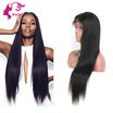 8A Full Lace Wigs Straight With Adjustable Straps Peruvian Virgin Human Hair Natural Color All Handmade Human Hai