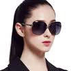 Jingdong supermarket three of the TANS sunglasses female polarized sunglasses women tide cool sunglasses 8502 white box gray