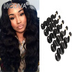 HCDIVA Hair Weaving Brazilian Body Wave 5 Bundles 8a Unprocessed Brazilian Virgin Hair Body Wave Brazilian Virgin Hair