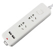 Lengon usb socket plug-in plug-in board 2-bit with 2USB interface 21A new national standard total control plug-in wiring board safety door 1 square diameter 18 m XD-K103U