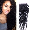 Kinky Curly Virgin Hair 3 Bundles With Closure Indian Virgin Hair Bundle Deals 8A Grade Virgin Unprocessed Human Hair Extensions