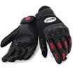 NERVE subtropical motocross gloves summer men&women knights riding locomotive anti-fall four seasons slip breathable black red L code