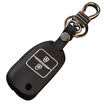 Huashi Toyota Highlander key bag hand sewing smart two-button black special steam key set keychain