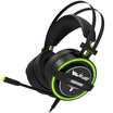 Heroes of the goddess of the goddess of the game headset with wheat-headed game headset 71 surround sound computer headset with microphone microphone USB cable black&green