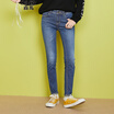 Semir jeans autumn ladies in the low waist Slim cowboy trousers Korean version 11316240023 cowboy in the blue 31