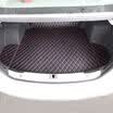 Huashi Honda CRV trunk mat 17 new crv full surrounded by car leather trunk mat crv special tail box mat crv modified interior accessories 2 piece set business black