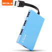 IKEA ECOLA USB splitter 4 USB30 hub can simultaneously fast charge&data transmission USB-HUB303BL blue