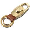 zobo genuine car key chain simple mother ring double spoon circle convenient removal key ring ZB-909 blue ice color car ornaments gift birthday gift