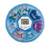 Jinlongxing Glosen small pill box one week packed with timing kits with mini electronic smart kits for the elderly to take medicine reminder portable cassette 7 grid recording version R8341