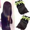 Peruvian Virgin Straight Hair 4 Cheap Bundles 7A Unprocessed Virgin Hair Peruvian Virgin Hair Straight Human Hair Extensions