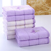 Xin brand towel home textiles lavender cotton ladies soft skin towel 8 pieces installed 4 m 4 purple 60g article 30 50cm