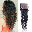 3 Bundles With Closure Brazilian Natural Wave With Lace Closure Brazilian Virgin Hair With Closure nature Wave Hair With Closure