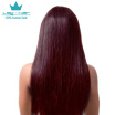 99J Red Wine Colored Human Hair 4 Bundles Brazilian Virgin Hair Straight Weaves 8A Straight 99j Remy Hair Extensions