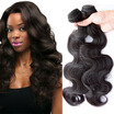 7A Grade Brazilian Body Wave 4 Bundles Queen Hair Products Wet&Wavy Virgin Brazilian Hair Weave Bundles Remy Human Hair