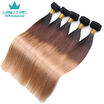 Peruvian Straight Hair 7A Unprocessed Virgin Peruvian Hair Straight 4 Bundle Deals Ombre Peruvian Hair Ombre Human Hair Bundles