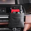 Boliliang car outlet bag BL1617 car mobile phone holder multi-function air outlet bag storage bag box barrel beige