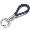 zobo genuine car key ring 360 degree rotation double key ring braided rope key pendant ZB-901 black car ornaments gift birthday gift