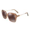 Vega VEGOOS 9076 Polarized Sunglasses Women&39s UV glasses Large frame repair face driving mirror transparent tea box Gradual tea