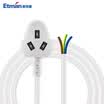 Interman 15mm 10A three-wire cable plug with line multi-purpose household industrial wiring copper power extension cord 3 feet power extension cord 15M