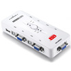 KS-304A KVM switch USB 4 port wiring manual four into a vga multi-computer switch monitor sharing device