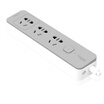 Schneider Electric Schneider Electric smart new national standard socket 3 18 m row wiring board board line board NSW1030_WE gray