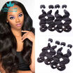 Raw Brazilian Hair 4 Bundles 10A Grade Virgin Unprocessed Human Hair Bundles Brazilian Virgin Hair Body Wave Hair Extensions
