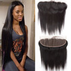 Mink Brazilian Straight Hair With Closure 7A Brazilian Virgin Hair With Frontal Closure Bundle Lace Frontal Closure With Bundles