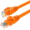 Shanze SAMZHE six cable CAT6 Gigabit high-speed network line indoor&outdoor 8-core network cable 6 categories of computer TV router cable ORA-6050 orange 5 meters