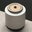 SUSHI CERAMICS Tea Tank Fashion Matte Rust White