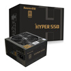 Huntkey rated 550W HYPER550 power supply game power single 45A 80PLUS bronze active PFC double forward full voltage back alignment