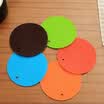 Jingdong supermarket Ou Run Zhe insulation pad 18CM silicone multicolored kitchen kitchen table mat 5 installed