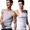 BEJIROG Mens Cotton Undershirt 2pcs