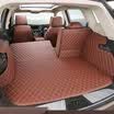 Huashi Buick Angkewei trunk mat Angkewei car tail box pad surrounded by leather trunk mats modified Angkewei special Lingge models - original car brown high with 5 pieces