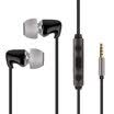Newman NM NM-ST01 bright shiny wire-controlled ceramic phone headset Stereo ear with wheat Suitable for Apple Huawei millet oppo vivo black