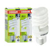 OSRAM OSRAM Spiral Type Energy Saving Lamp 14W Warm White E27 2 Pack