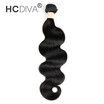 New 100 Human virgin Hair Weave HCDIVA Hair Unprocessed Brazilian Body Wave 1Pc Cheap Hair Bundles