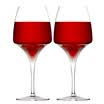 MKSA MKSA European imports of red wine Bordeaux wine glass V-shaped functional glass hand-carved lead-free crystal cup 2 fitted 620ml 2