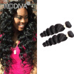 HCDIVA Hair Unprocessed 100 Human Virgin Hair Extensions Brazilian Hair Loose Wave 2 Bundles Free Shipping