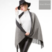 19075cm 2017 New Fashion Double-sided Pure Color Cashmere Scarf Keep Warm Comforter Wool Thickness Scarf Fringed Pashmina shawl