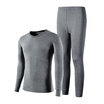 Playboy Qiuyi Qiuku Mens Thin Cotton Thermal Underwear Set Round Collar Foundation Bottom Lingerie Cotton Sweater Navy XXL