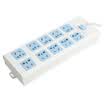 Green LV LVAO GY-611 new national standard socket power converter plug strip platoon plug patch panel wiring board drag line anti-overload 10-bit total length of 28 meters