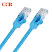 CCB Super Cat 5 cable 8 core twisted Gigabit high speed oxygen free copper network jumper 8P8C copper gold plated contact wire 1M blue CT5-Y-1010BL