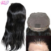 QDKZJ Virgin Brazilian Straight Full Lace Human Hair Wigs For Black Women Glueless Lace Wigs Lace Front Wigs With Baby Hair Se