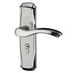 Yuhuaze Interior Door Lock with Lever Stainless Steel Muted Double Tongue Lock Handle Lock Security Door Key Lock
