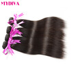 My Diva Brazilian Straight Virgin Hair 4 Bundles Grade 7A Nature Color 100 Unprocessed Human Hair Weave Weft