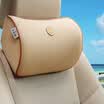 Kln LING KING ETING car headrest neck pillow space memory cotton car pillow with a single Y4 four seasons headrest black
