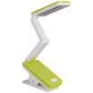 deli 3679 Stylish LED Desk Lamp Rechargeable folding lampshade rotates 270 degrees white