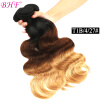 Brazilian Body Wave Brazilian Hair Bundles T1B427 Ombre Hair Extensions Company Wholesale Price